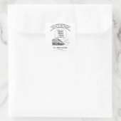Sticker Carré New Haven Railroad-Gateway to New England 1950 (Sac)