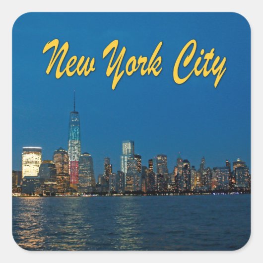 Sticker Carré New York (Devant)