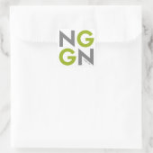 Sticker Carré NextGen Genealogy Network 3"x3" (Sac)