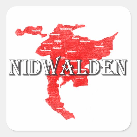 Sticker Carré Nidwald (Devant)
