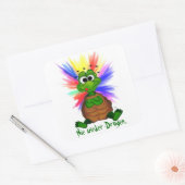 Sticker Carré Nie wieder Drogen (Enveloppe)