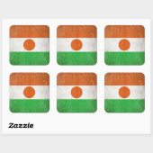 Sticker Carré Niger (Feuille)