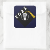 Sticker Carré Night Nav de Lacrosse Team Senior (Sac)