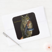 Sticker Carré Night Owl (Enveloppe)