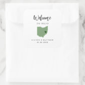Sticker Carré N'importe quel sac de bienvenue couleur Mariage Oh (Sac)