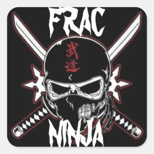 Sticker Carré Ninja de Frac