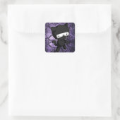 Sticker Carré Ninja Kitty (Sac)