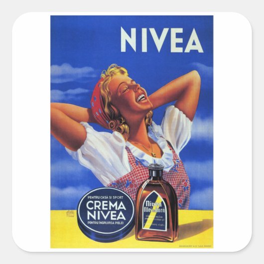 Sticker Carré Nivea - Crema (Devant)