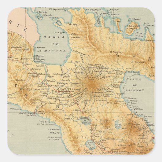 Sticker Carré No 11 Luzon (Devant)