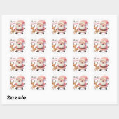 Sticker Carré Noël (Feuille)