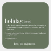 Sticker Carré Noël (Devant)