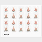 Sticker Carré Noël (Feuille)