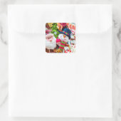 Sticker Carré Noël (Sac)