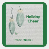 Sticker Carré Noël (Devant)