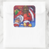 Sticker Carré Noël (Sac)