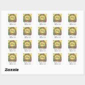 Sticker Carré Noël! (Feuille)