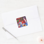 Sticker Carré Noël (Enveloppe)