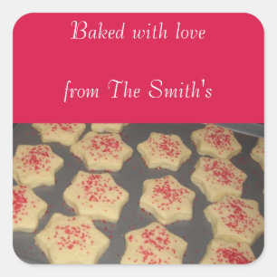 Sticker Carré Noël