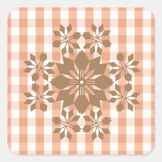 Sticker Carré Noël (Devant)