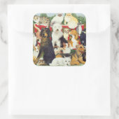 Sticker Carré Noël (Sac)