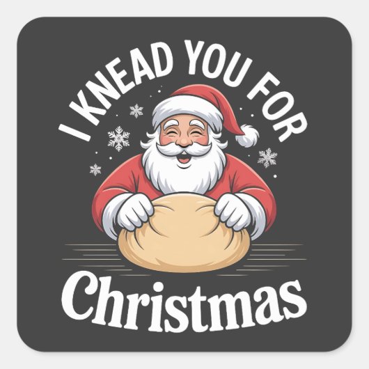 Sticker Carré Noël 2026,  (Devant)