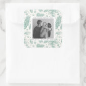 Sticker Carré Noël Famille de Noël (Sac)