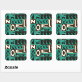 Sticker Carré Noel Green (Feuille)