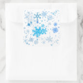 Sticker Carré Noël neige (Sac)