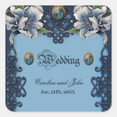 Sticker Carré noeud celtique (Devant)