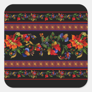 Sticker Carré Noir de Kiev