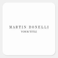 Noir et blanc professionnel mince