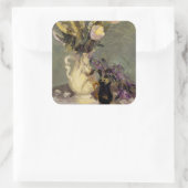 Sticker Carré Noir et or (Sac)