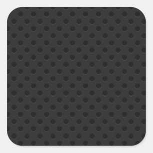 Sticker Carré Noir Perforé en fibre Pinhole