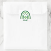 Sticker Carré Nom de la Joie Clover Boho Rainbow (Sac)