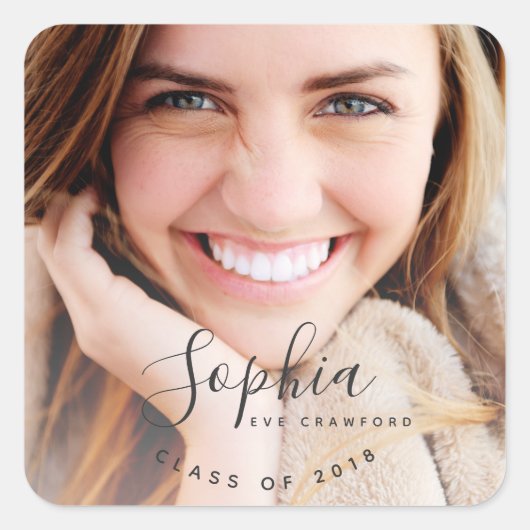 STICKER CARRÉ NOM DU SCRIPT (Devant)