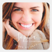 STICKER CARRÉ NOM DU SCRIPT (Devant)