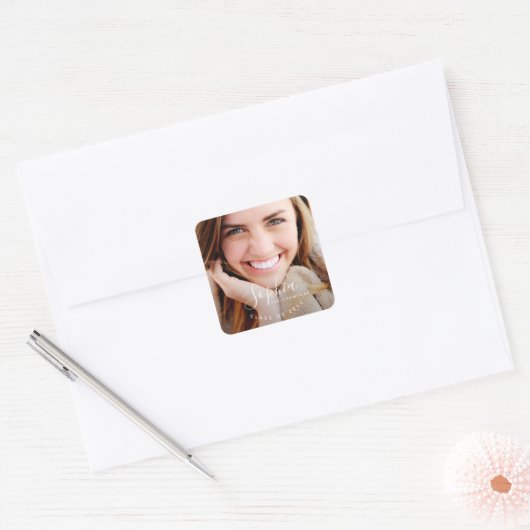 STICKER CARRÉ NOM DU SCRIPT (Enveloppe)