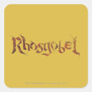 Sticker Carré Nom Rhosgobel