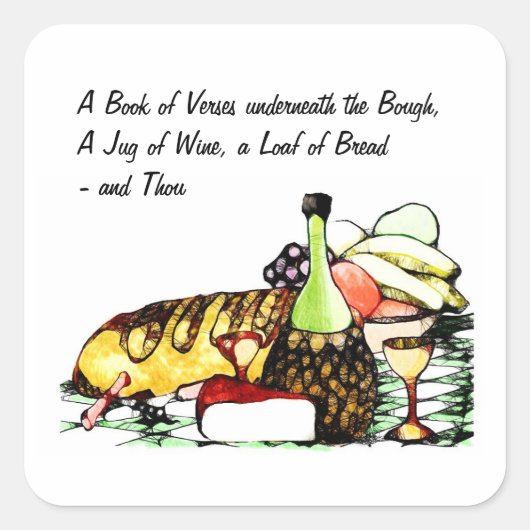 Sticker Carré non défini (Devant)