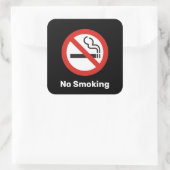 Sticker Carré non-fumeur (Sac)