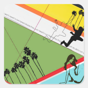 Sticker Carré Non identifié