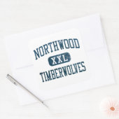 Sticker Carré Northwood Timberwolves Athlétisme (Enveloppe)