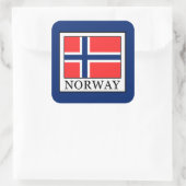 Sticker Carré Norvège (Sac)