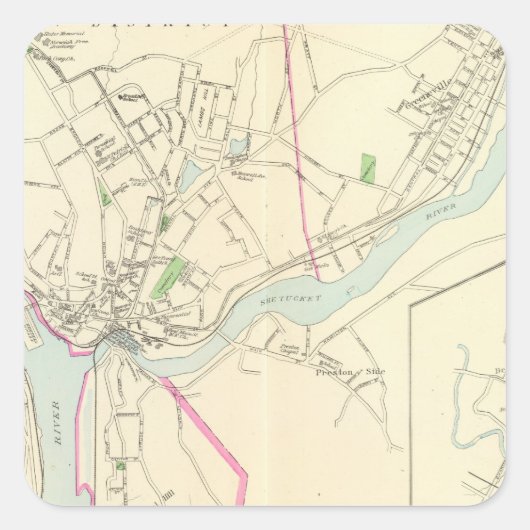 Sticker Carré Norwich (Devant)