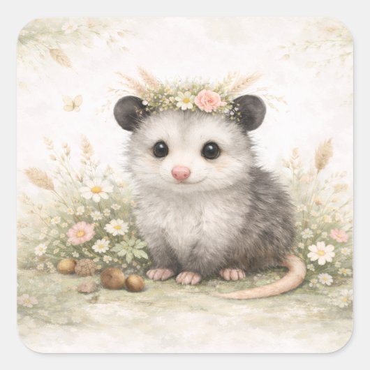 Sticker Carré Notes (Devant)