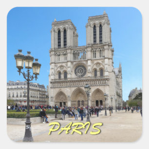 Sticker Carré Notre Dame PARIS