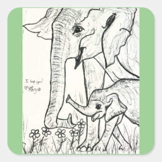 Sticker Carré N'oubliez jamais