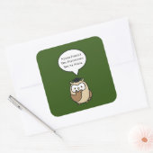 Sticker Carré N'Oubliez Jamais La Différence Que Vous Avez Faite (Enveloppe)