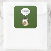 Sticker Carré N'Oubliez Jamais La Différence Que Vous Avez Faite (Sac)