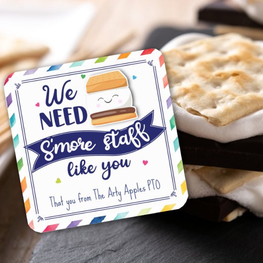 Sticker Carré nous avons besoin de plus d'employés comme vous